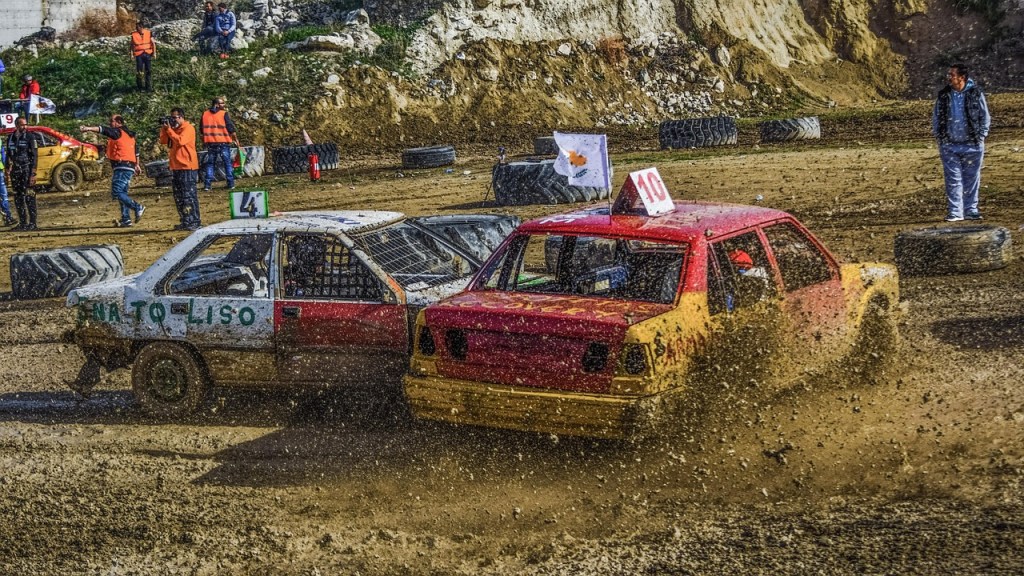 Cars crash in races - because everyone is going down the same narrow path. (Pixabay)