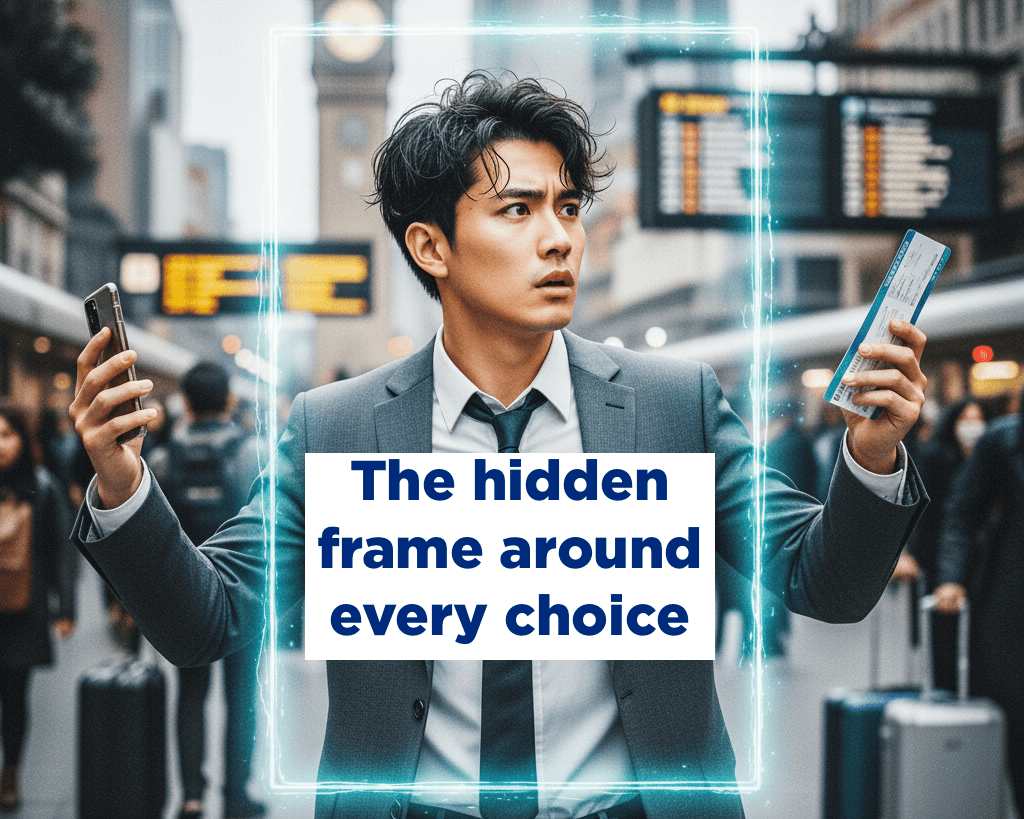 Why the same decision makes you either productive or panicky: the framing&nbsp;effect